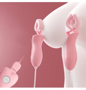 MizzZee - Remote Control Breast Clip (Chargeable - Pink)